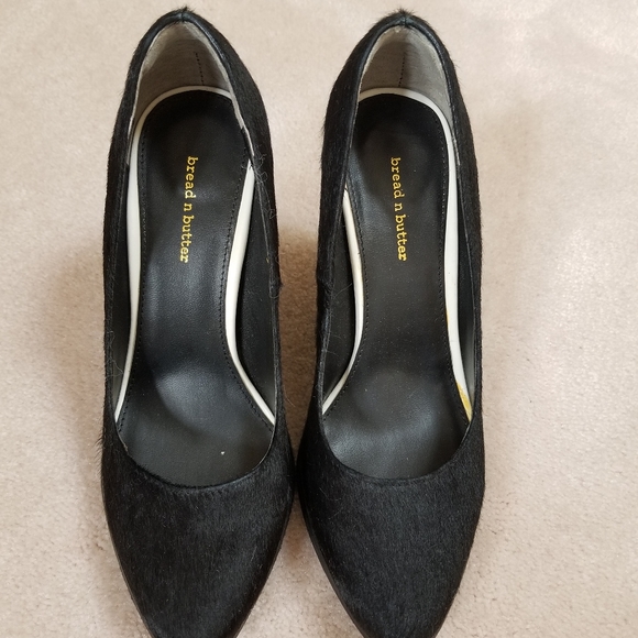 Black calf leather heels - Picture 3 of 6